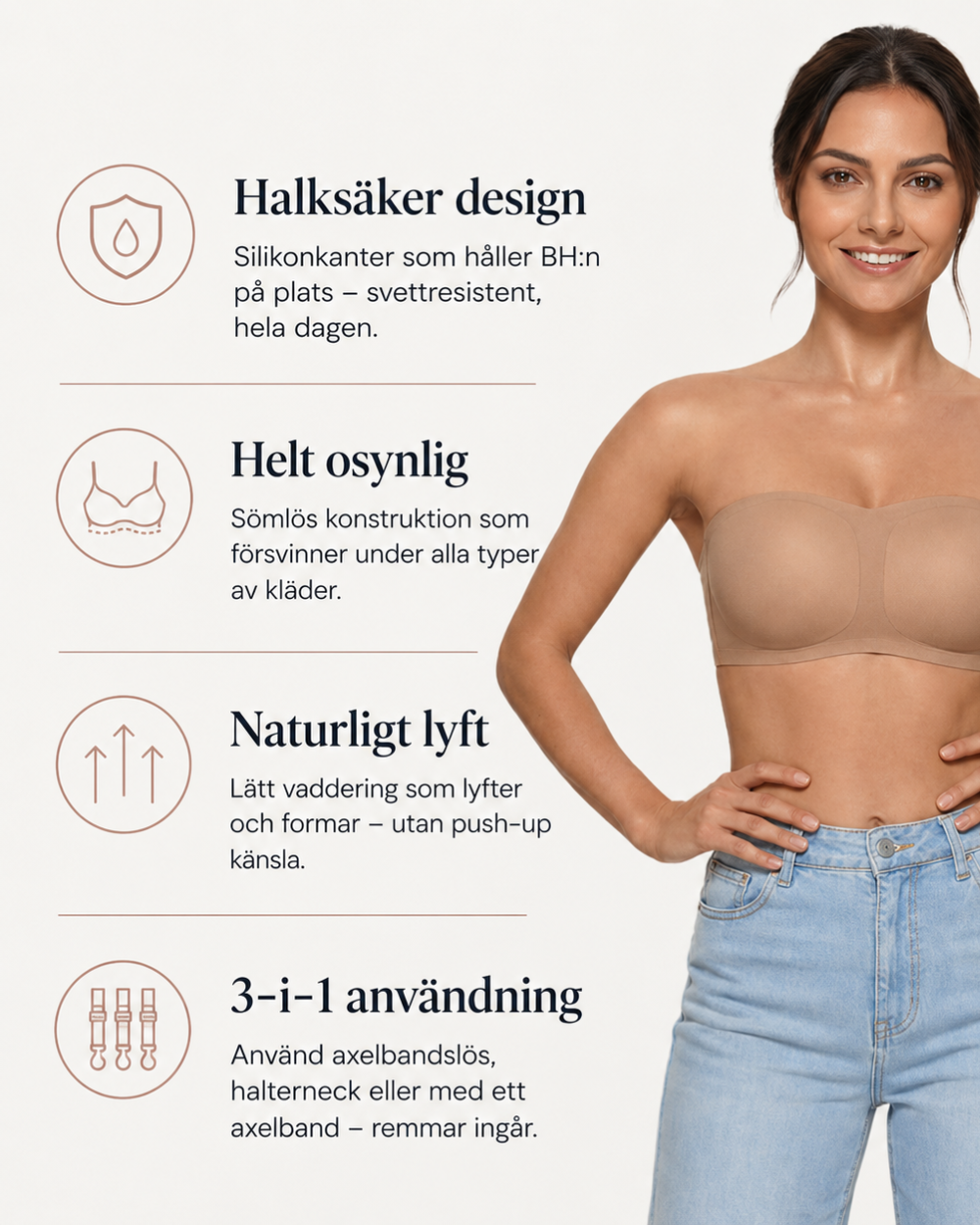Stay-Up™ Usynlig BH